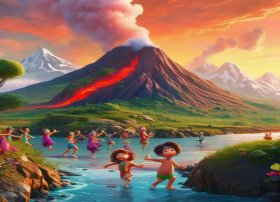 火山幼儿故事（火山幼儿故事大全）