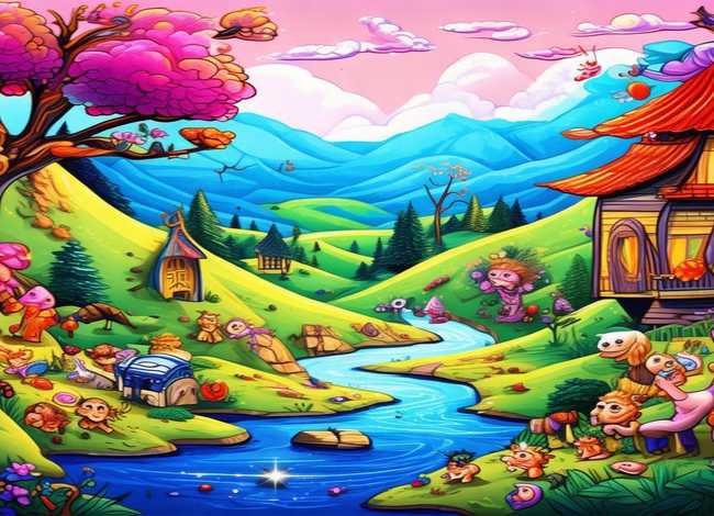 儿童故事手绘图、儿童故事手绘画图片大全