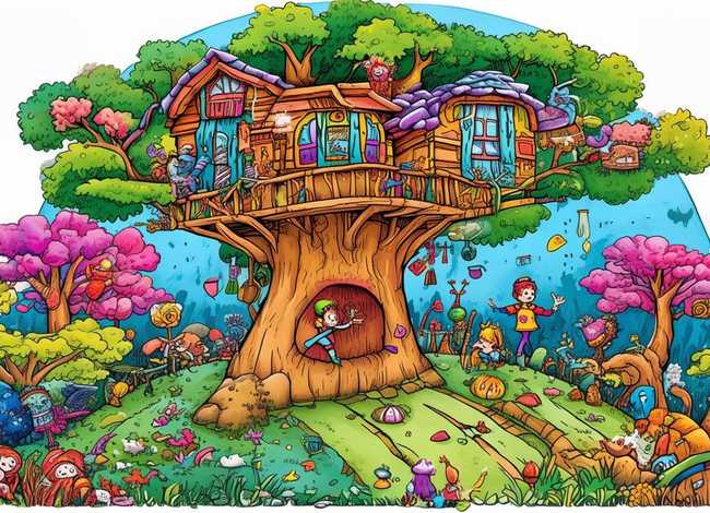 儿童故事连环画图片四幅，幼儿故事连环画图片6张