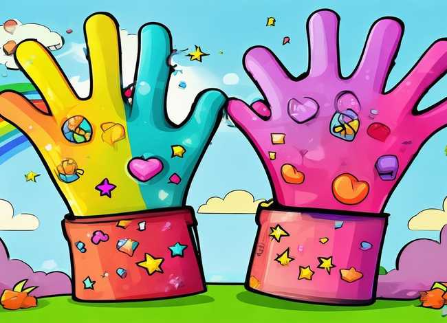 儿童手套图片漫画 儿童手套图片漫画图