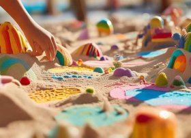 儿童沙画作品（儿童沙画作品图片）