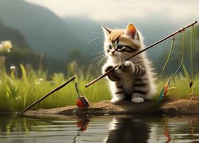 小猫钓鱼故事原文 - 小猫钓鱼故事原文图片