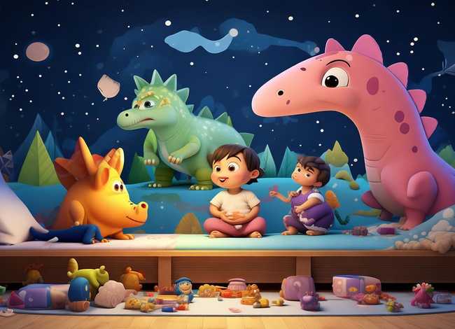 儿童睡前恐龙故事100字（少儿睡前故事恐龙的故事）