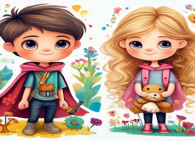 儿童故事男孩女孩不一样；男孩和女孩不一样绘本故事