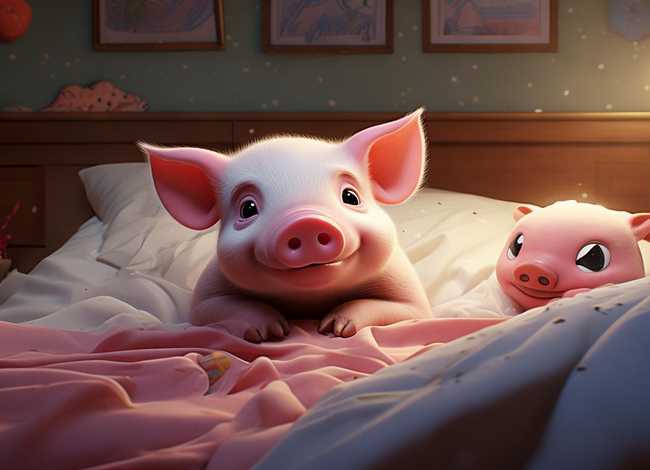 小猪尿床的故事文字；小猪尿床的故事文字描述