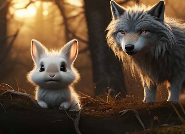 睡前故事儿童故事大灰狼与小白兔；宝宝睡前故事大灰狼与小白兔的故事