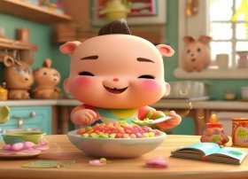 小宝宝吃饭的故事、小宝宝吃饭的故事大全