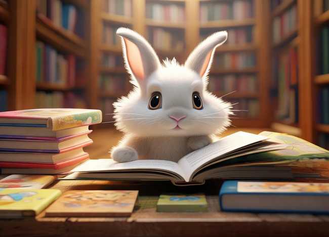 儿童兔子借书故事 兔子借书故事绘本