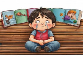 哭有什么用教案图片；哭有什么用故事图片