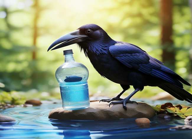 寓言故事四格连环画（寓言故事四格连环画乌鸦喝水）