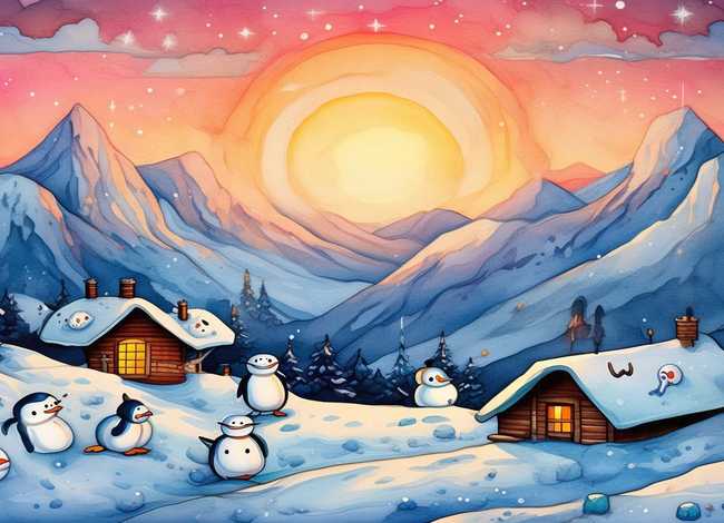 儿童雪山睡前故事、有关雪山的儿童绘本