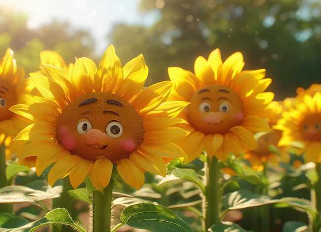儿童故事向日葵开花了、向日葵幼儿故事