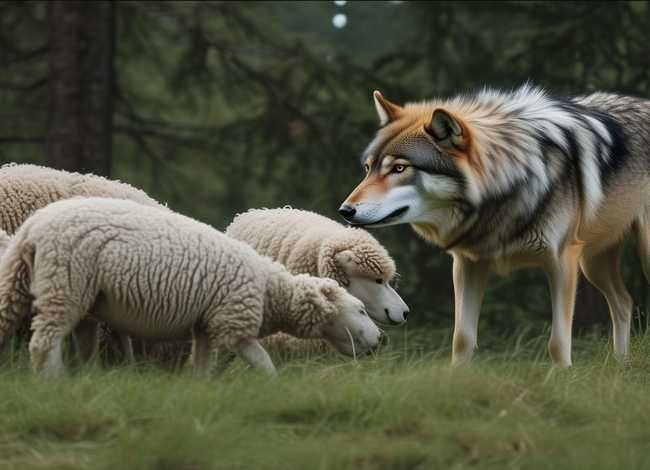 羊跟狼的故事、羊跟狼的故事内容