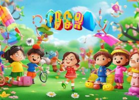 儿童节故事的图片高清；儿童节图片插画