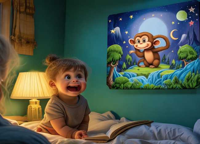 猴的故事儿童睡前故事、有关猴子的睡前故事