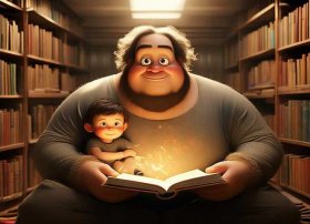 儿童在图书馆讲故事，发生在图书馆的暖心小故事