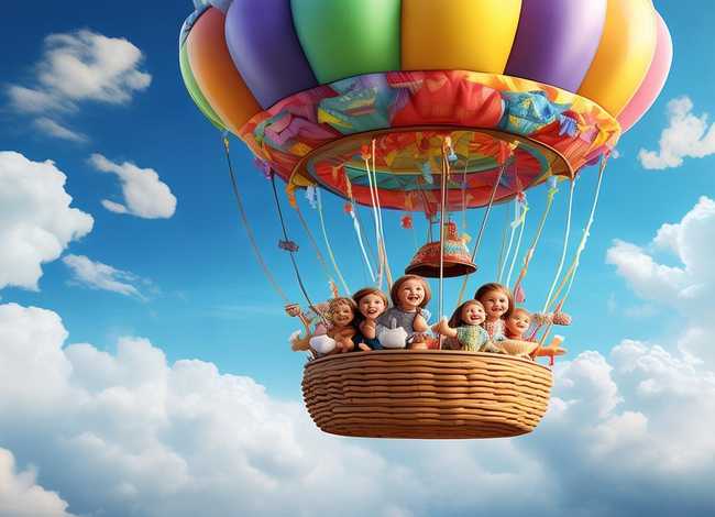 热气球的故事简短儿童 - 热气球的幼儿故事 热气球的故事简短儿童 - 热气球的幼儿故事