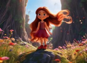 儿童故事红鞋子女孩 - 红鞋子女孩的故事