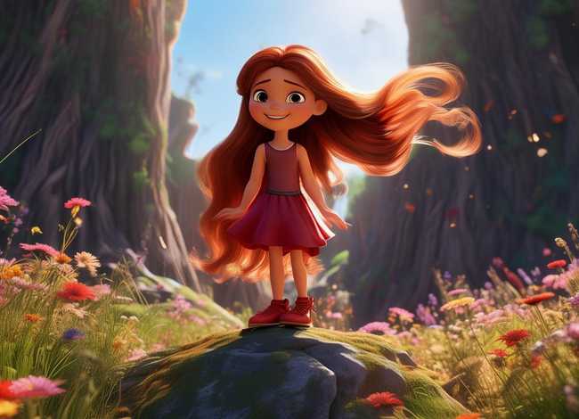 儿童故事红鞋子女孩 - 红鞋子女孩的故事