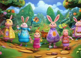 米乐儿童故事 - 米乐一家的故事