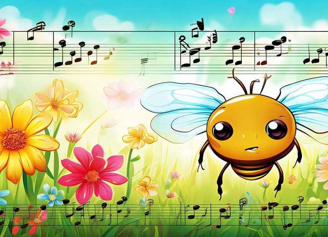 小蜜蜂儿童歌曲简谱版，小蜜蜂儿童歌曲简谱版图片