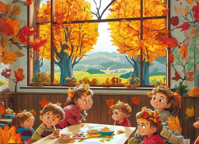 秋天的故事儿童手工绘本 - 秋天的故事幼儿园绘本制作 秋天的故事儿童手工绘本 - 秋天的故事幼儿园绘本制作