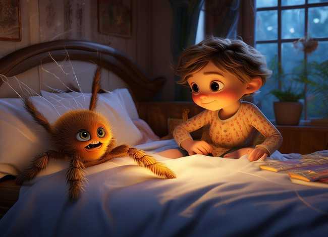 儿童睡前经典故事蜘蛛；大蜘蛛的睡前故事