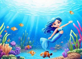 美人鱼的故事幼儿 - 美人鱼的故事幼儿园中班