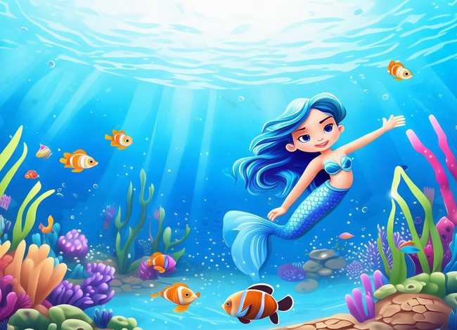 美人鱼的故事幼儿 - 美人鱼的故事幼儿园中班