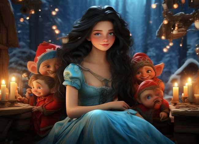 白雪公主和七个小矮人的故事文字；白雪公主和七个小矮人的故事文字版