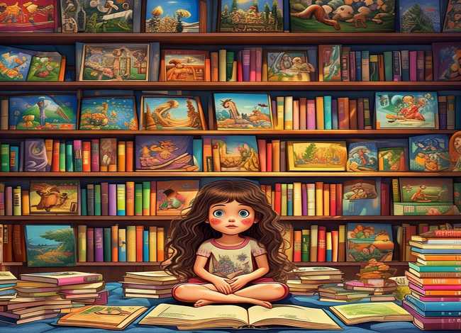 读书故事会图片、读书故事绘画图片大全