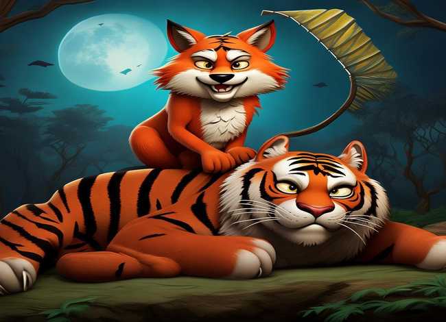 狐假虎威动画故事；狐假虎威动画故事视频