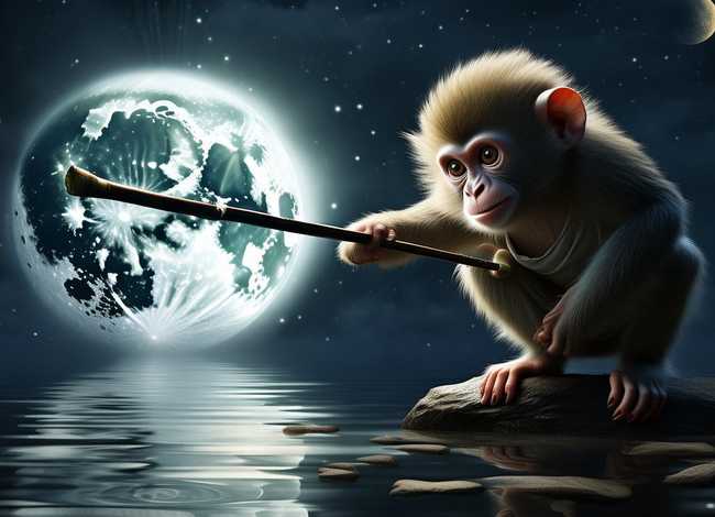 猴子捞月亮的故事简易版(猴子捞月亮的故事简易版视频) 猴子捞月亮的故事简易版(猴子捞月亮的故事简易版视频)