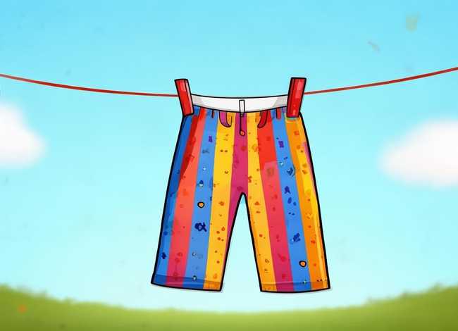 儿童裤子图片、儿童裤子简单画法图片