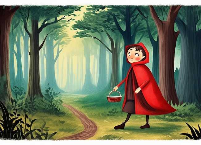 小红帽绘本故事文字，小红帽绘本故事文字图片