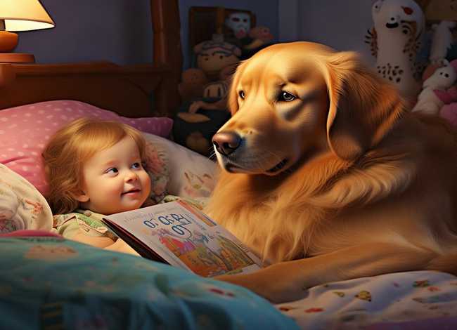 儿童睡前的故事大黄狗 关于大狗狗的睡前故事