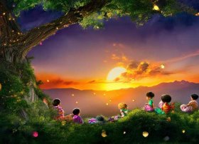 儿童睡前故事太阳山的故事 睡前故事 太阳山