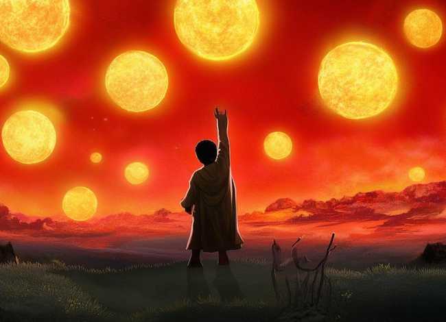 10个太阳的儿童故事 - 10个太阳的故事我要听