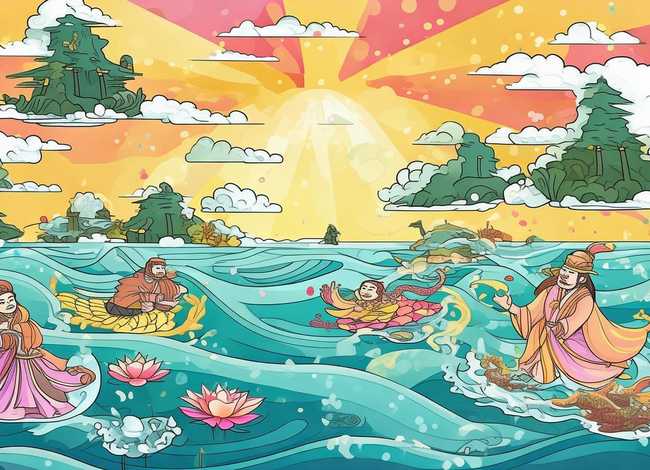 八仙过海的故事 绘本（八仙过海的故事 绘本怎么画）