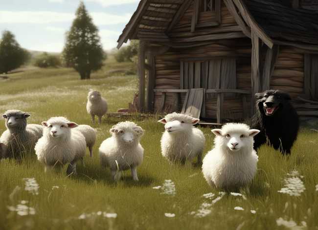 七只小羊和狼的故事绘本 - 七只小羊和狼的故事绘本内容