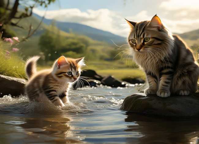 小猫钓鱼的故事完整版、小猫钓鱼的故事完整版文字版