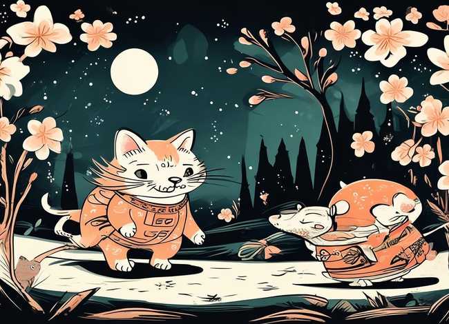 十二生肖的故事儿童故事猫和老鼠，十二生肖的猫和老鼠的故事