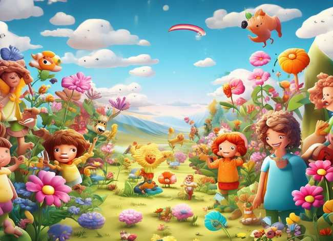 儿童故事的图片是什么风格 - 儿童故事图片风格