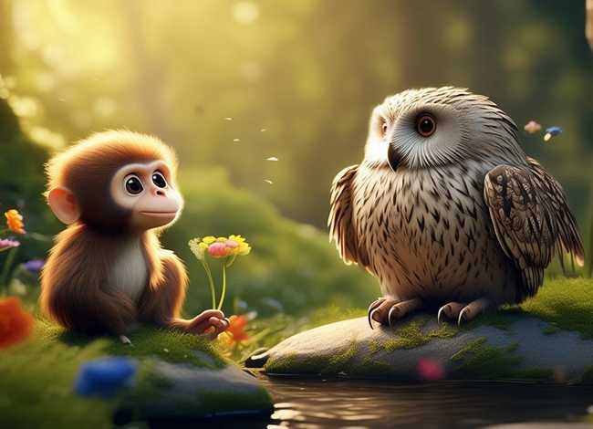 儿童故事猴子学艺；猴子学艺故事视频