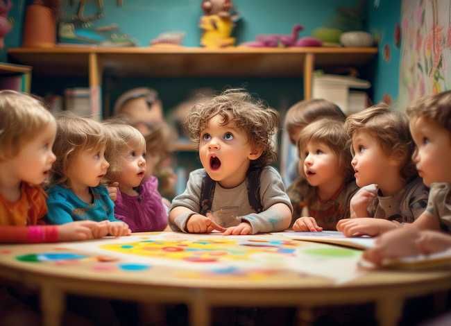 儿童故事会看图写话;看图写话《讲故事》幼儿 儿童故事会看图写话;看图写话《讲故事》幼儿