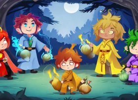 幼儿故事葫芦娃文字版 儿童故事大全文字版葫芦娃