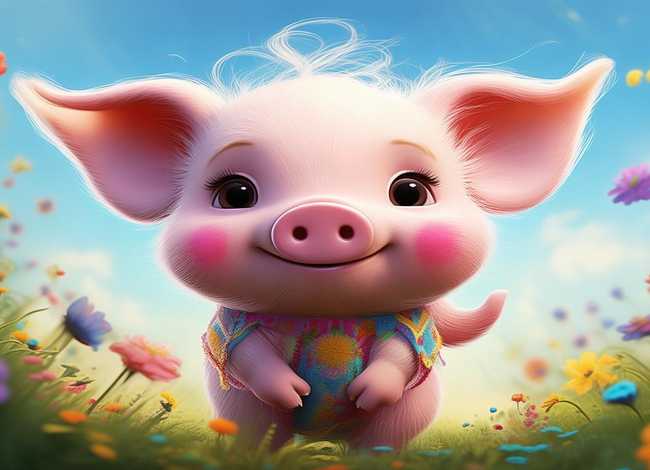 儿童口才画小猪，儿童口才画小猪怎么画