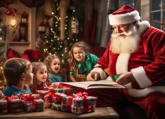 圣诞老人绘本故事，圣诞老人绘本故事内容初一上册图片