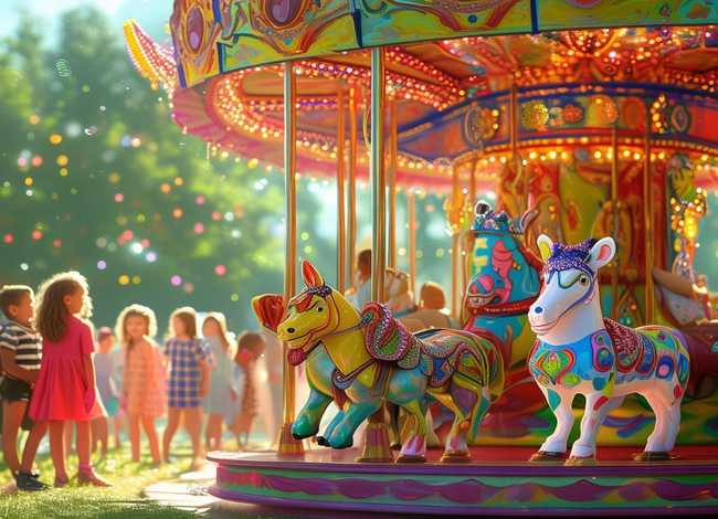 旋转木马儿童故事（旋转木马的幼儿小故事）