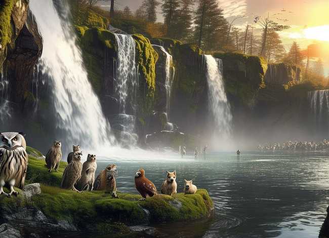 瀑布寓言故事、瀑布寓言故事大全